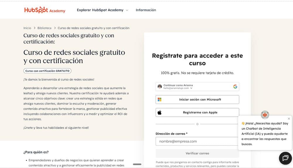 curso meta ads hubspot